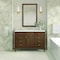 James Martin Vanities 48'' Vanity, Mid Century Walnut w/ 3 CM Lime Delight Quartz Top 485-V48-WLT-3LDL - alternate 5